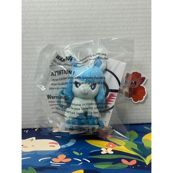 Pokemon Other - Pokemon Center Glaceon Adventure Partners Plush Key Chain